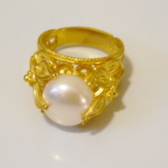 Ottoman Silver Collection Jewelry Ottoman Silver Goldtone Cultured